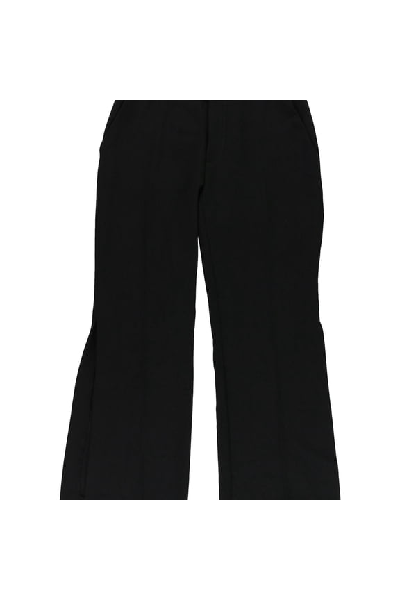 Rachel Roy Womens Split Front Casual Trouser Pants, Black, 23 Regular