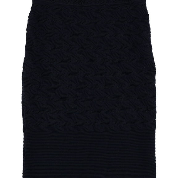 Rachel Roy Womens Textured A-line Pencil Skirt, Blue, Small