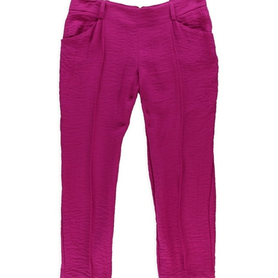 Rachel Roy Womens The Back Up Casual Trouser Pants, Purple, 12