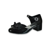 Rachel Shoes Girls' Cecila Strap Shoes - black, 12 toddler