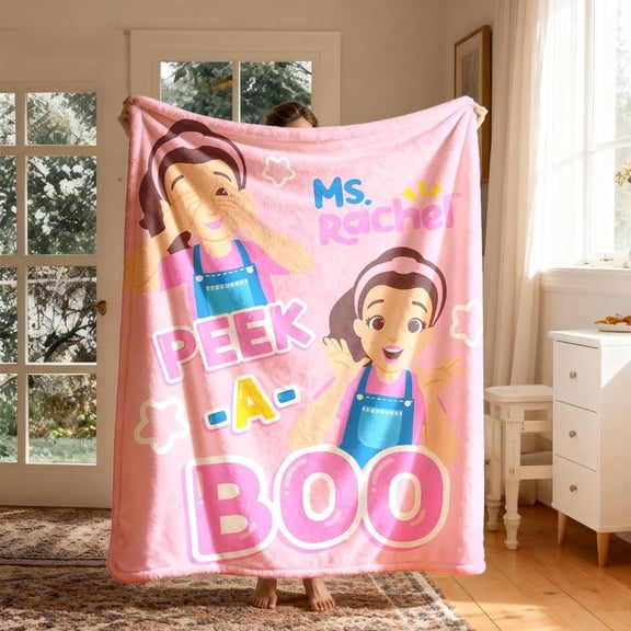 Rachel Theme Flannel Fleece Throw Blanket: Large, Soft & Lightweight Warm Plush Blanket - Perfect for Bed, Sofa, Office, Camping & Travel - Ideal Christmas Winter Gift