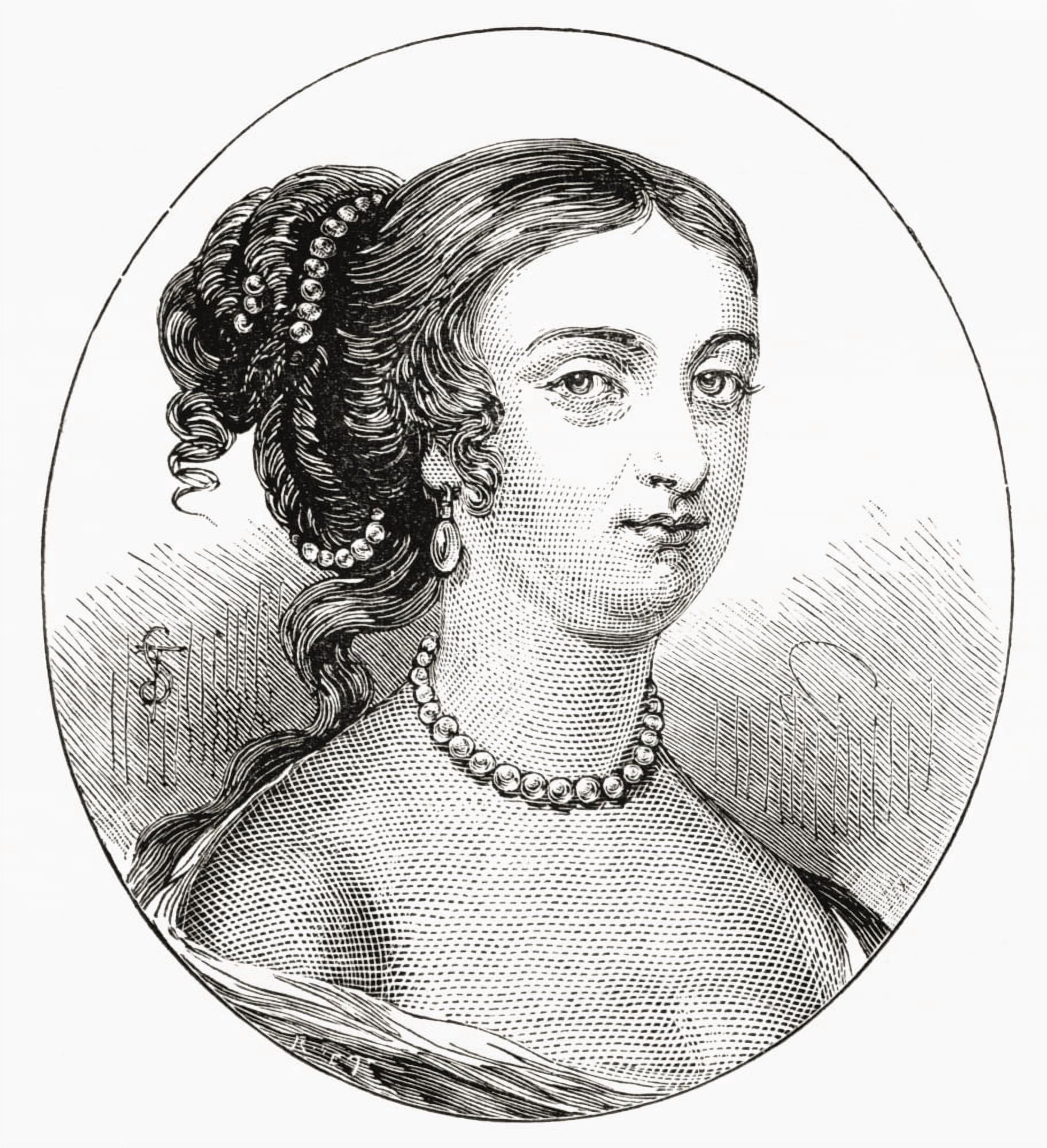 Rachel Wriothesley Lady Russell C 1636 Canvas Art - Ken Welsh Design Pics (14 x 15)