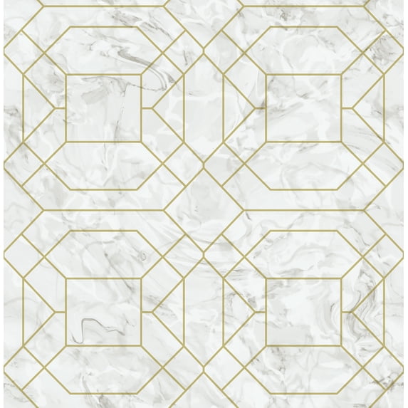 Rachel Zoe Gold Seraphina Peel & Stick Wallpaper