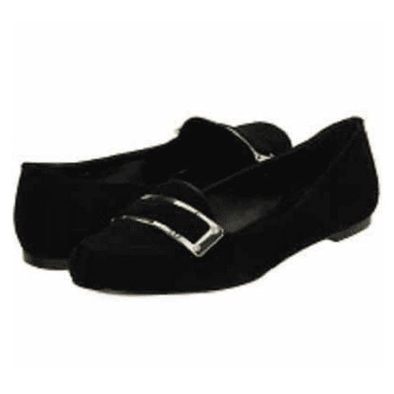 Rachel Zoe Lily Velvet Fabric Black Loafer V2050 Size 5.5 M Eur 36