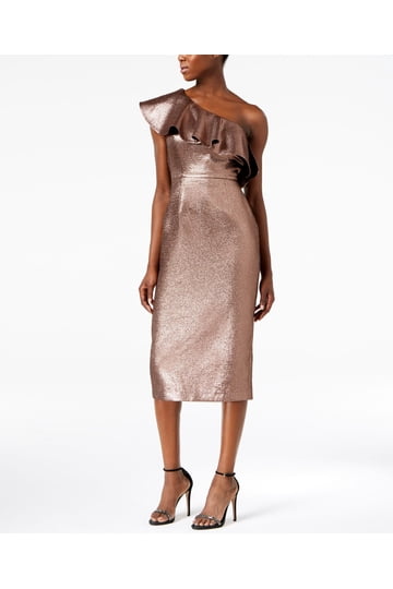 rachel zoe dresses Size M Express Rachel Zoe Gold Mother of Bride Dress – Bridal Sense main image 1