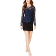 thumbnail image 1 of Rachel Zoe Womens Alyssa Peplum Dress, Blue, 4, 1 of 1