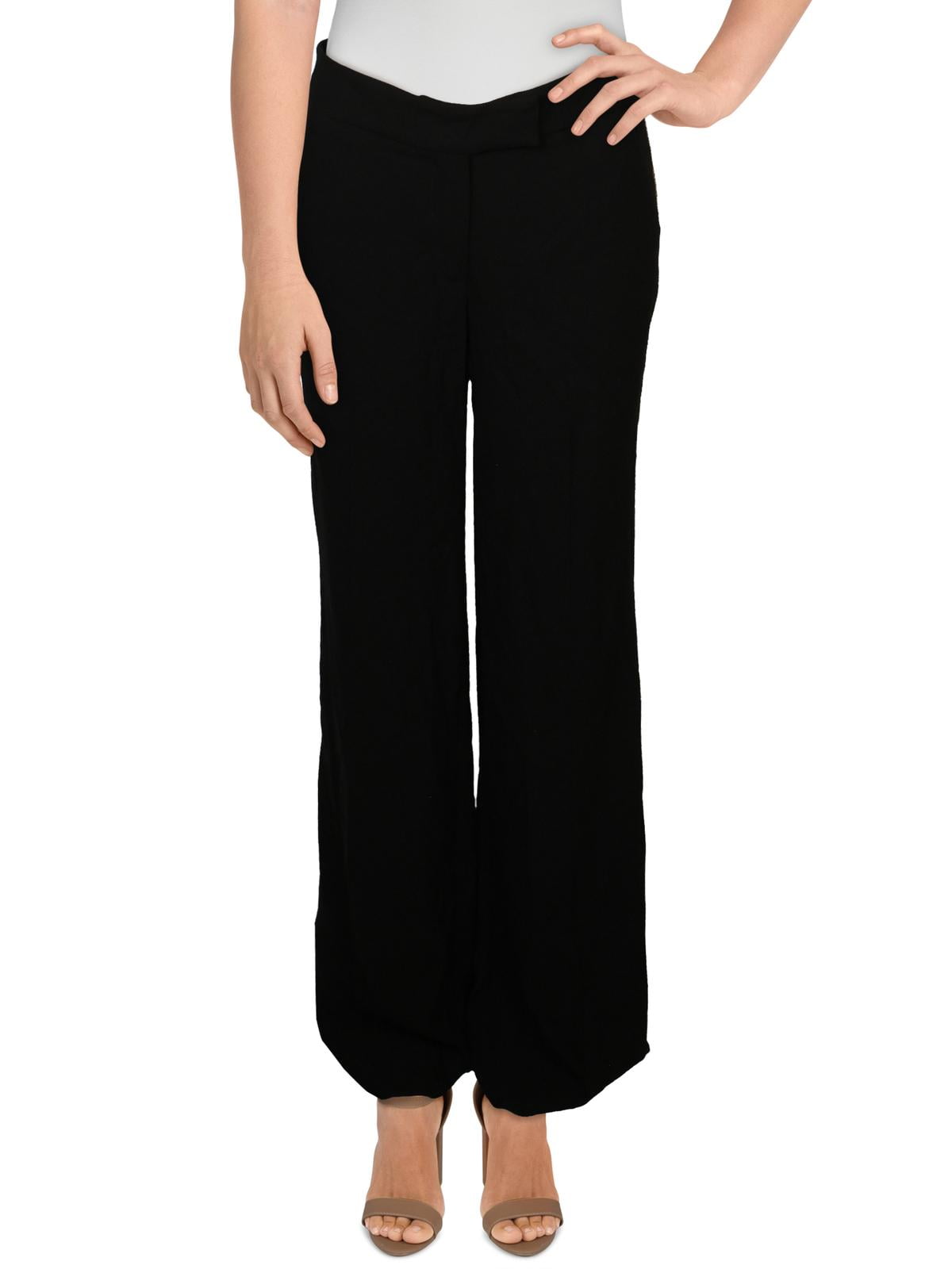 Rachel Zoe Womens Embellished Ladderstitch Pants Black 0