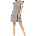 thumbnail image 1 of Rachel Zoe Womens Flutter Sleeve A-Line Dress, 1 of 2