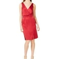 thumbnail image 1 of Rachel Zoe Womens V-neck Sheath Dress, Red, 6, 1 of 1