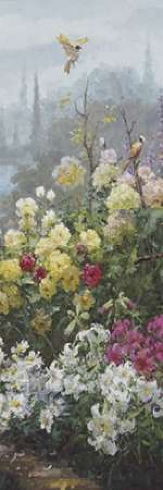 Rachels Garden II Canvas Art - Joshua (12 x 36)