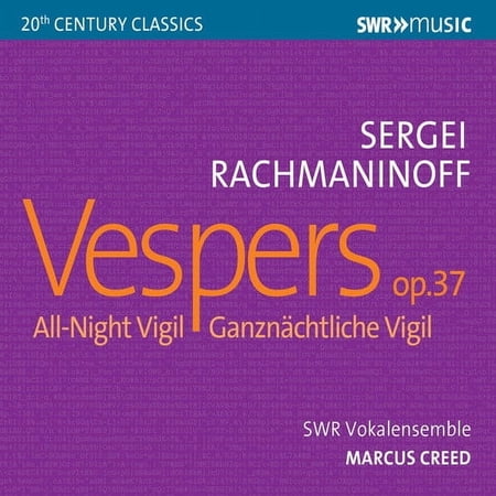 Rachmaninoff / Koch / Creed - Vespers 37 All Night Vigil - Music & Performance - CD