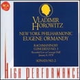 thumbnail image 1 of Pre-Owned Rachmaninoff: Piano Concerto No. 3; Piano Sonata No. 2 (CD 0090266368129) by Vladimir Horowitz (piano), New York Philharmonic, Eugene Ormandy (conductor), 1 of 1