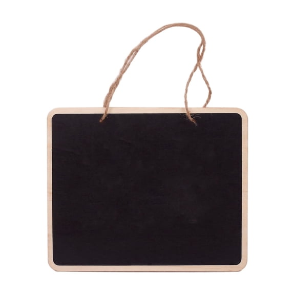 Racifhz Double Sided Wooden Hanging Chalkboard Sign Portable Mini Blackboard Message Board for Rustic Home Decor Kitchen Menu Wedding Party Decorations Easter Decor Message Sign, B