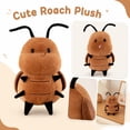 thumbnail image 1 of Racifhz Funny Cute Cockroach Plush Soft Stuffed Animal Gift, 1Pack A, 1 of 6