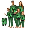 thumbnail image 1 of Racifhz Matching Family PJs Halloween Sleepwear Set Soft Long Sleeve Top and Pants Skeleton Print Loungewear Cozy Holiday Gift Set for Autumn Fall Festive Nightwear, Men Size:XXXL, 1 of 6