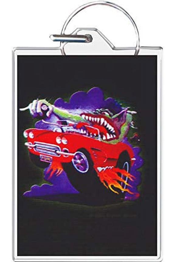 Racing 8 Ball Keychain