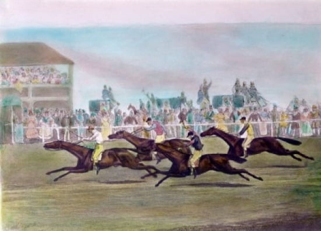 Racing Alken Henry Thomas (1785-1851British) WATERCOLOR Canvas Art - Henry Thomas (24 x 36)