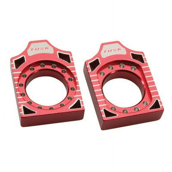 Racing Axle Block Red for Suzuki RM125 2002-2007