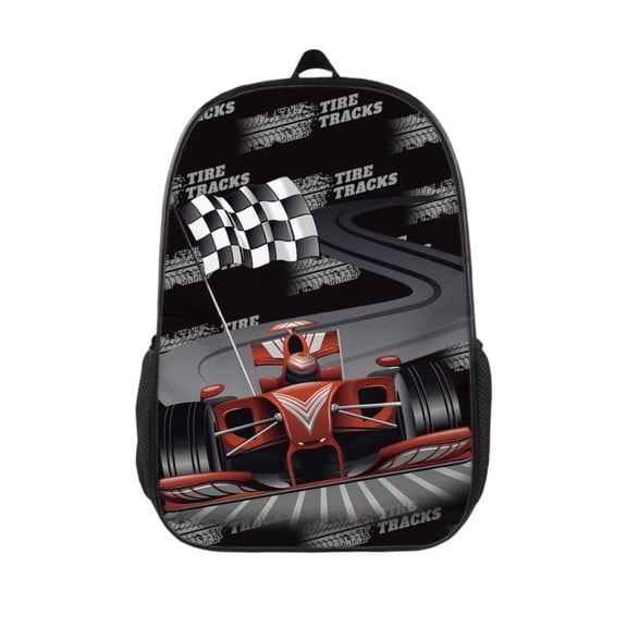 Racing Backpack 17 Inch Large Capacity Casual Fashion Backpack