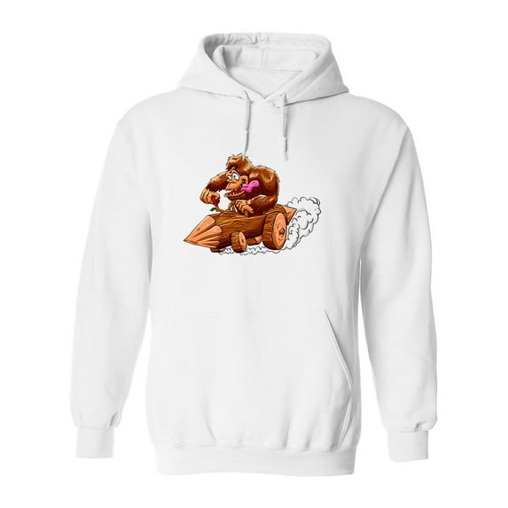 Racing Bigfoot Hoodie Men -Image by Shutterstock, Male Medium