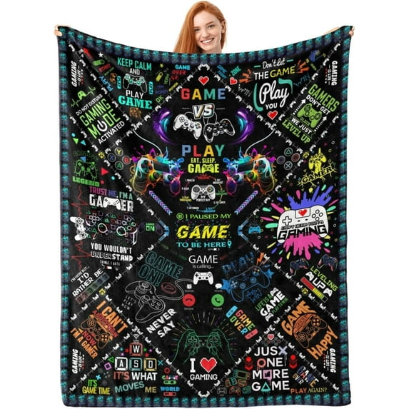Racing Blanket Car Racing Gift Ideas for Men Woman,Racing Car Blanket, Racing Gifts for Racing Car Lovers, Racing Decor for Racer Sofa Couch Racing Gifts 50x40 Inch