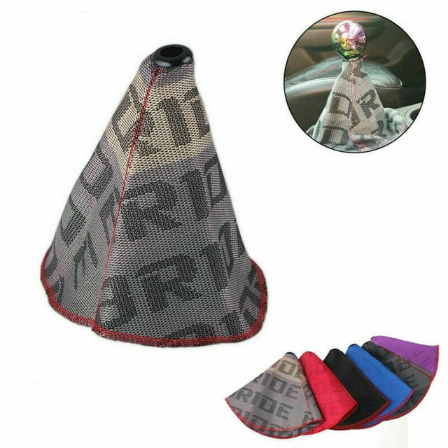 Racing Bride Hyper Fabric Shift Knob Shifter Boot Cover MT/AT Stitches