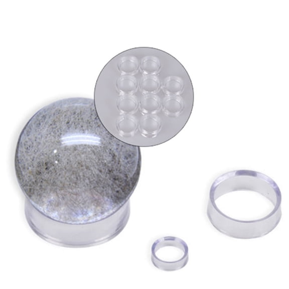 Racing Butterfly 10PCS Acrylic Clear Display Stand Sphere Holder For Crystal Ball Base