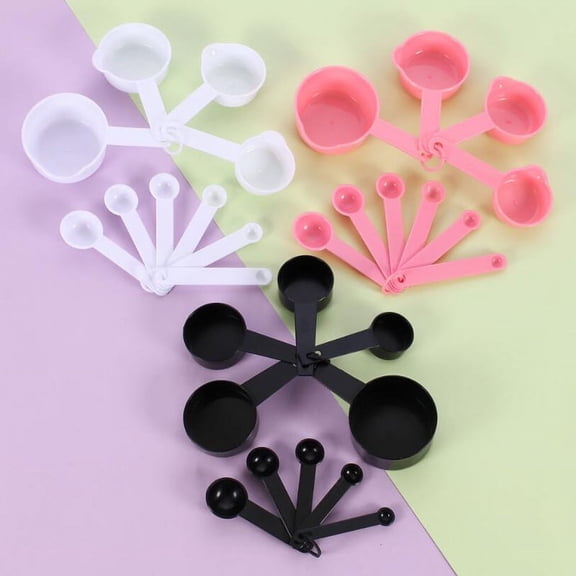 Racing Butterfly 10Pcs Measuring Spoons Cups Set Kitchen Baking Coffee Measuring Tool Scoop Set