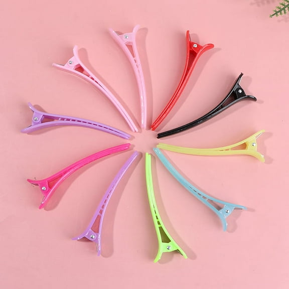 Racing Butterfly 10Pcs/Set Professional Basic Hair Grip Clips Sectioning Salon Styling Hair Clips