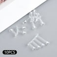 thumbnail image 1 of Racing Butterfly 10pcs Clear Acrylic Lip Stud Piercing Ring Ear Cartilage Earring Bar Tragus, 1 of 8