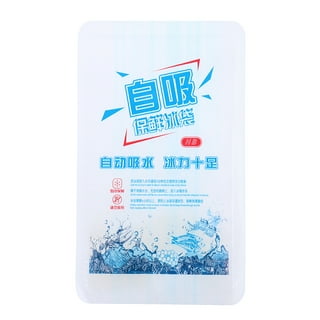 Hilitand 10pcs Reusable Ice Packs Gel Cooling Bags for Food Vegetable Wine  Medical Industrial Use,Ice Pack, Reusable Gel Pack(200ml, 400ml)