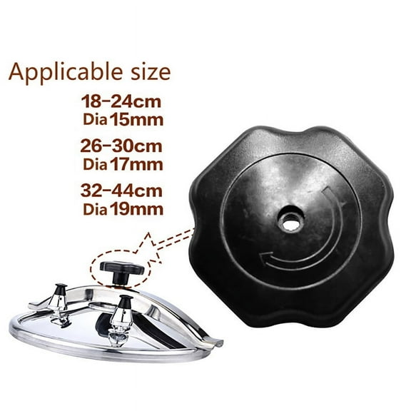Racing Butterfly 15/17/19mm Pressure Cooker Handle Button Spiral Cover Explosion-proof Accessorie