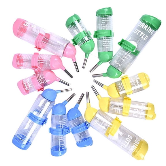 Racing Butterfly 1PCS Hamster Drinker Plastic Hanging Rabbit Water Bottle Dispenser Feeder