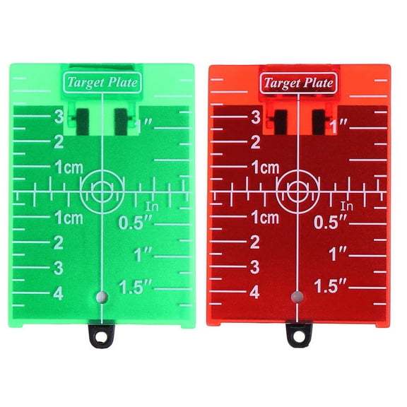 Racing Butterfly 1PCS inch/cm Magnetic Laser Target Card Plate For Green/Red Laser Level