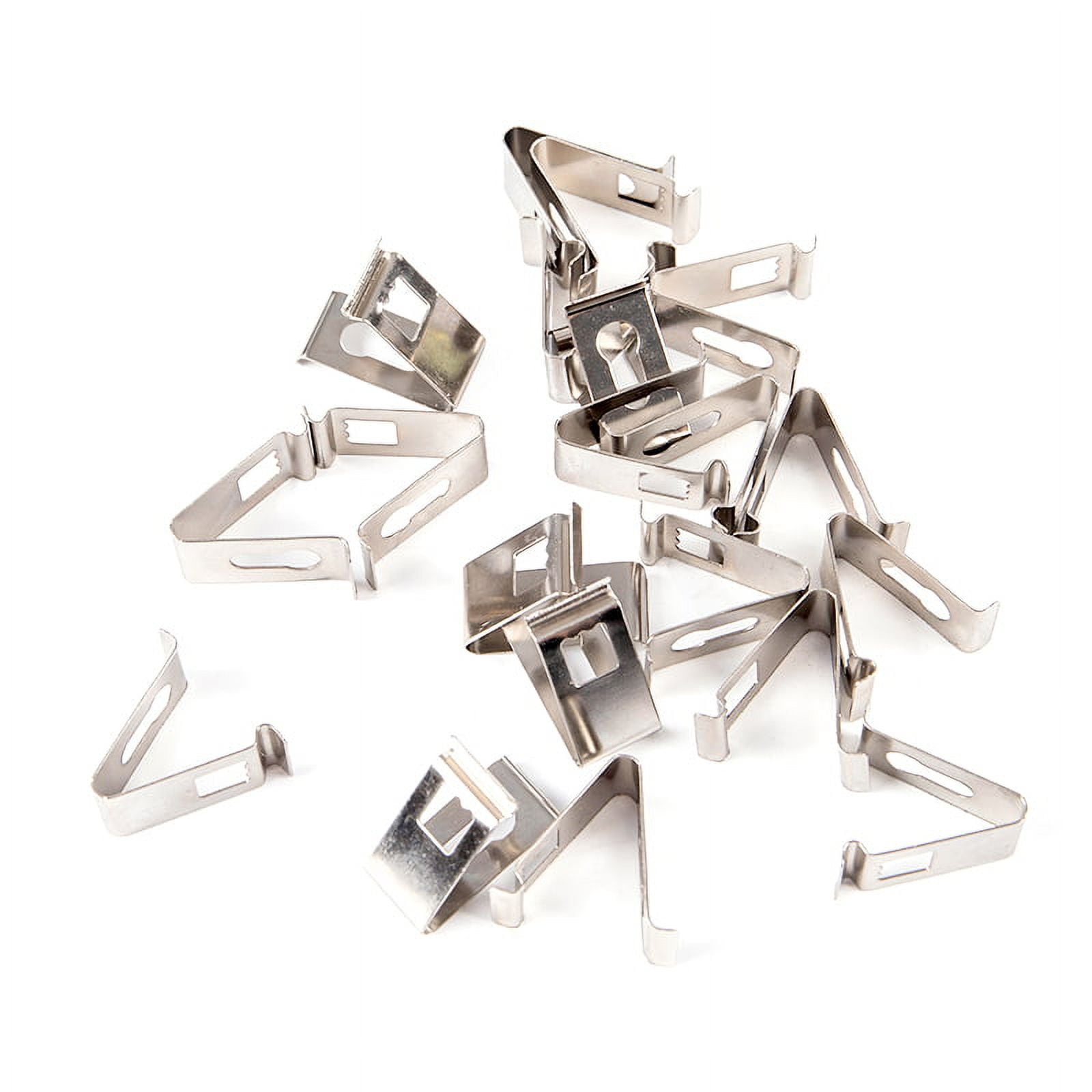 Racing Butterfly 20Pcs Photo Frame Clips Fasteners Hooks Metal Spring
