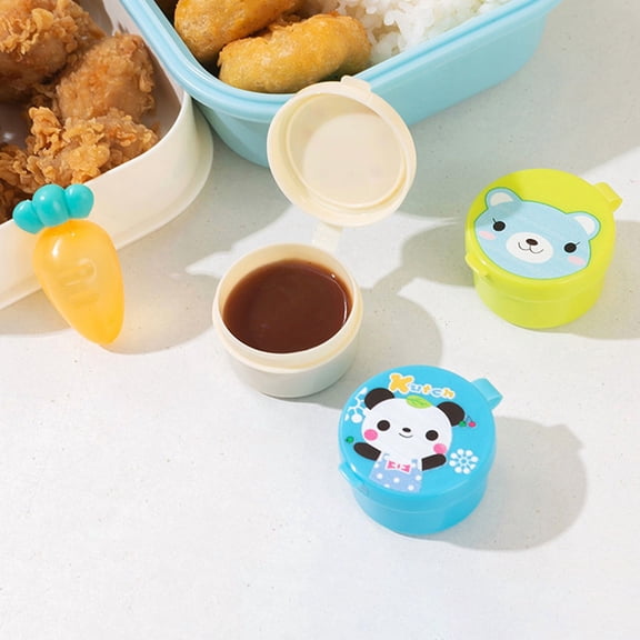 Racing Butterfly 3/4pcs Mini Condiment Squeeze Bottle Salad Dressing Ketchup Squeeze Jar Container Plastic Portable Lunch Box Sauce Spray Bottle