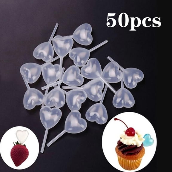 Racing Butterfly 50 Pcs/pack Ice Cream Jelly Milkshake Droppers Straw Dropper For Cake Disposable