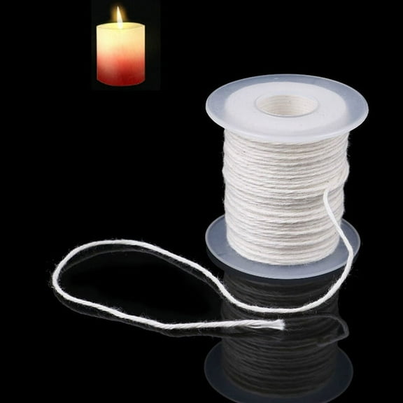 Racing Butterfly 61m Cotton Braid Candle Wick Core Spool Non-smoke DIY Oil Lamps Supplies