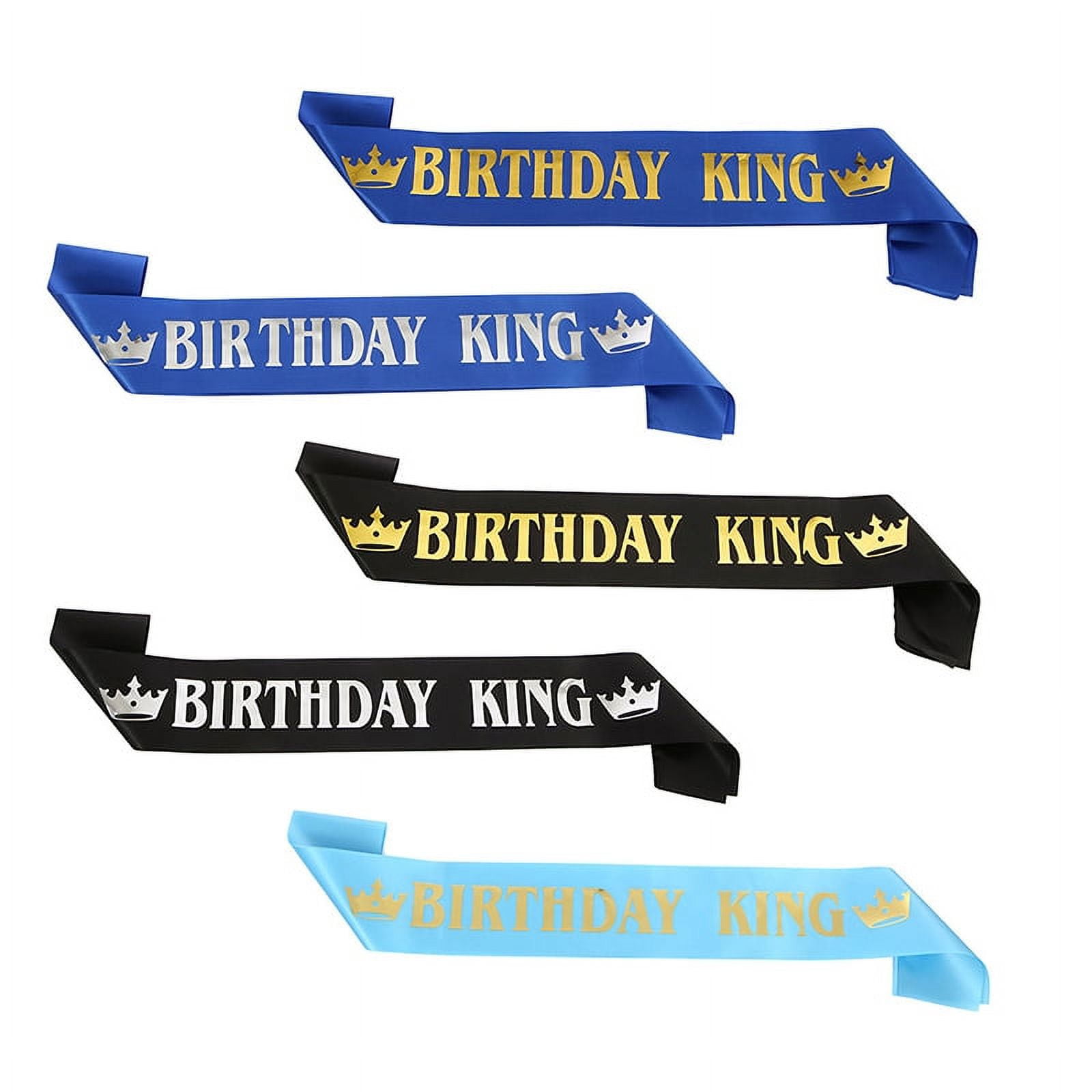 Racing Butterfly Birthday King Sash for Men Boy Happy 16th 18th 20th ...