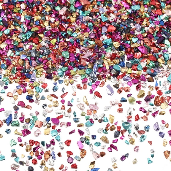 Racing Butterfly Broken Glass Stones Resin Fillings Crystal UV Epoxy Filler DIY Crafts Making