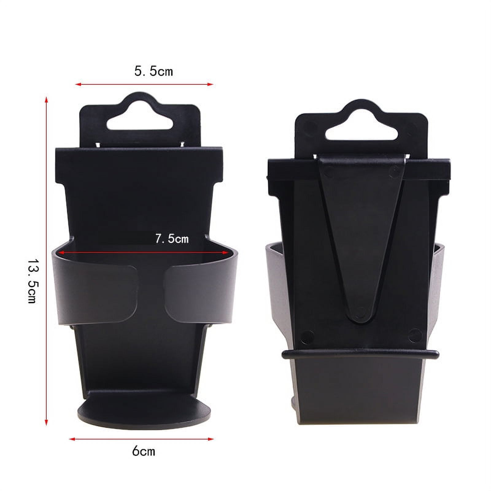 Racing Butterfly Car Cup Holder Universal Adjustable Black Truck Door