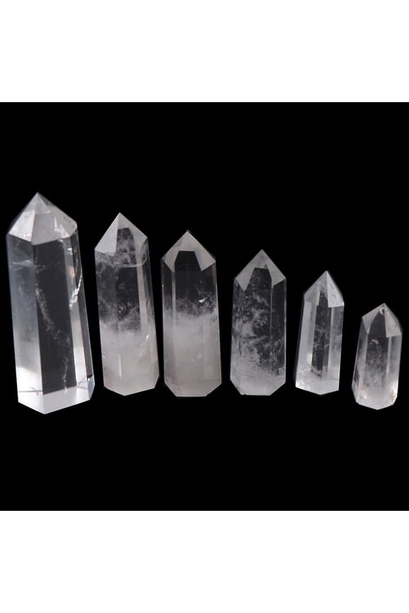 Clear Quartz Crystal Point Natural Wand Specimen Reiki Healing Stone