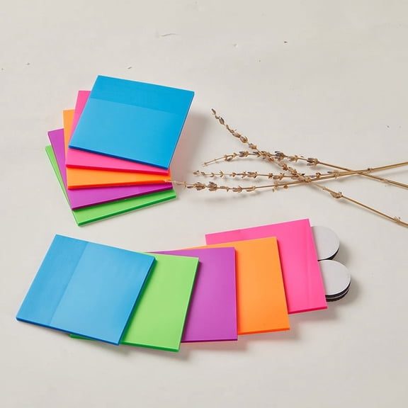 Racing Butterfly Color Transparency Sticky Note Pads Waterproof Self-Adhesive Memo Notepad