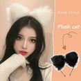 thumbnail image 1 of Racing Butterfly Cute Cat FoxEar Hair Hoops Night Hairband Headbands Hair Cat Ear Hair Band, 1 of 8
