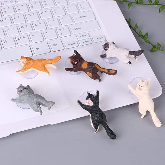Racing Butterfly Cute Cat Mobile Phone Holder Suction Cup Desktop Stand Tablet Stent Kitten Gifts