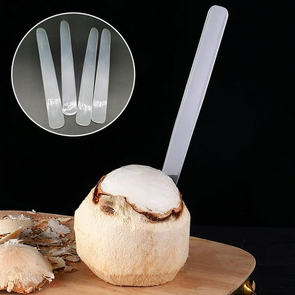 Racing Butterfly Digging Coconut Tool Plastic Coconut Meat Remover Washable Coconut Shaving Cutter Coconut Egg Soft Knife Fruit Tools