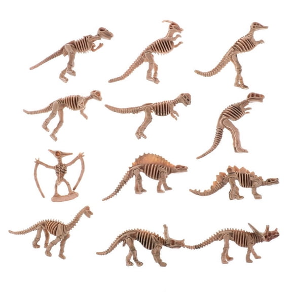 Racing Butterfly Dinosaurs Fossil Skeleton No Battery Required Action Figure, Plastic Light Olive