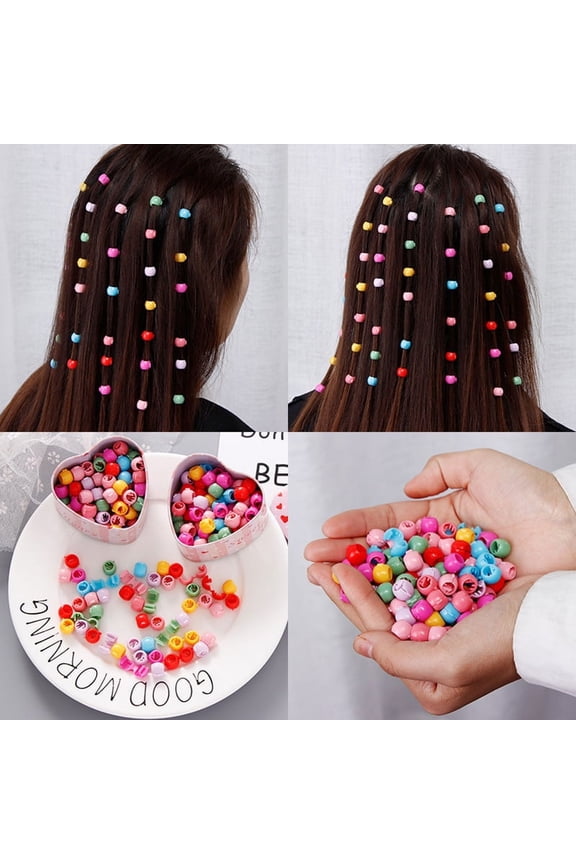 Lovely Beads Hairpin For Girls Candy Colors Plastic Mini Hair Clips Barrette