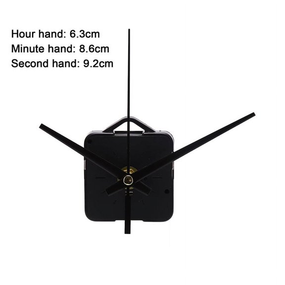 Racing Butterfly Mute Quartz DIY Wall Clock Movement Machine Silver Hands Repair Kit