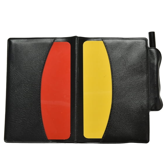 Racing Butterfly New Soccer Referee Wallet Red Card and Yellow Card Wallet Pencil Sports Notebook